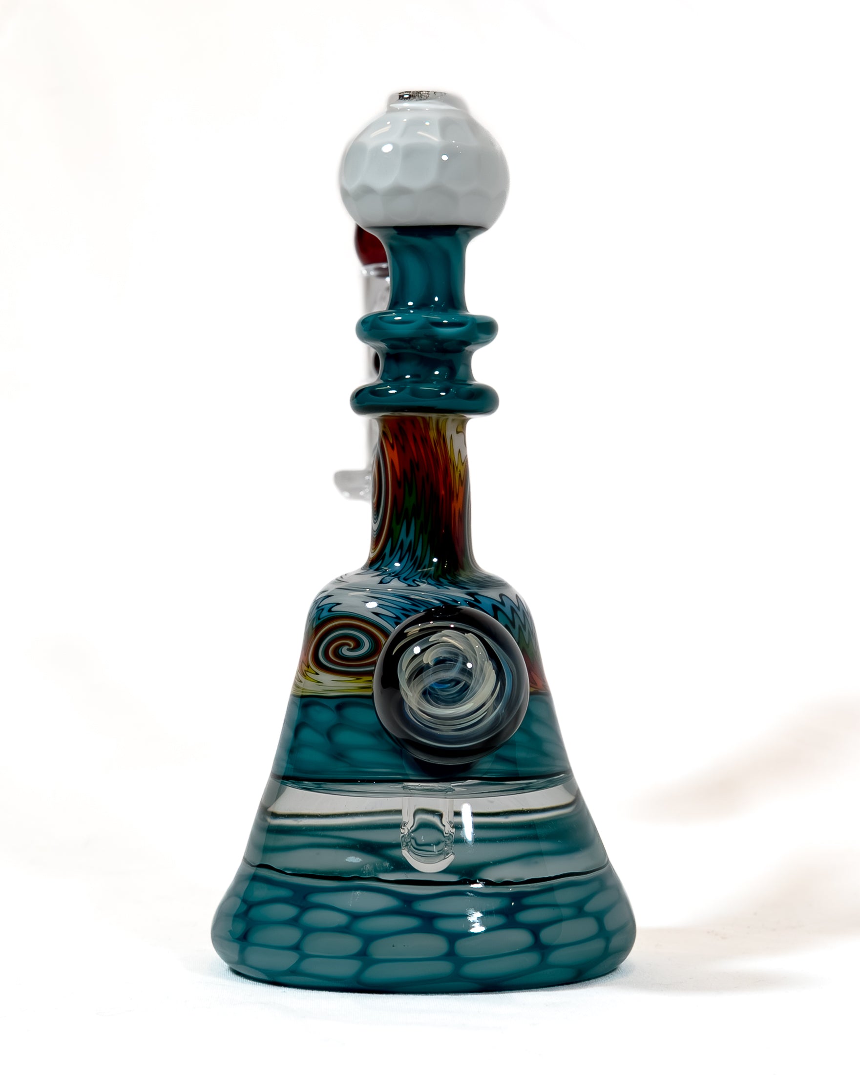Aqua Mini Tube w/ Fire & Ice Line Work