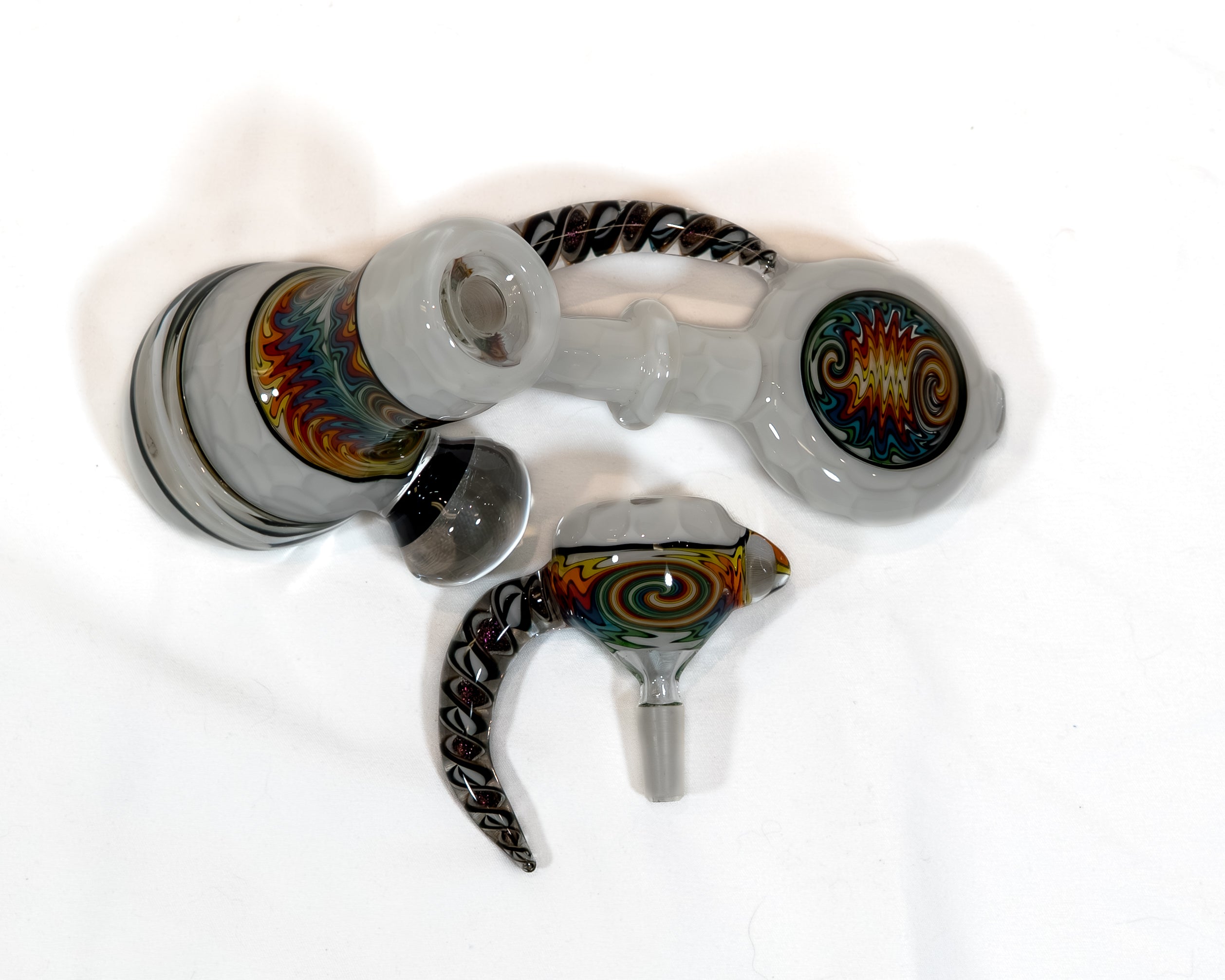 Star White Honeycomb Dewar Bubbler