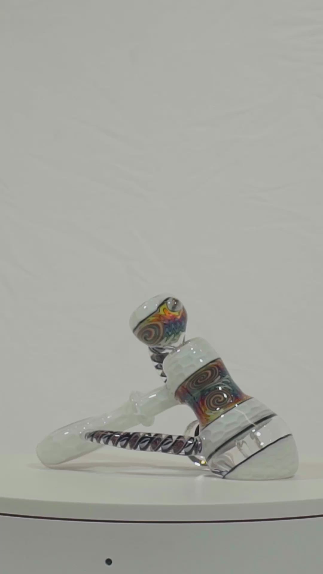 Star White Honeycomb Dewar Bubbler
