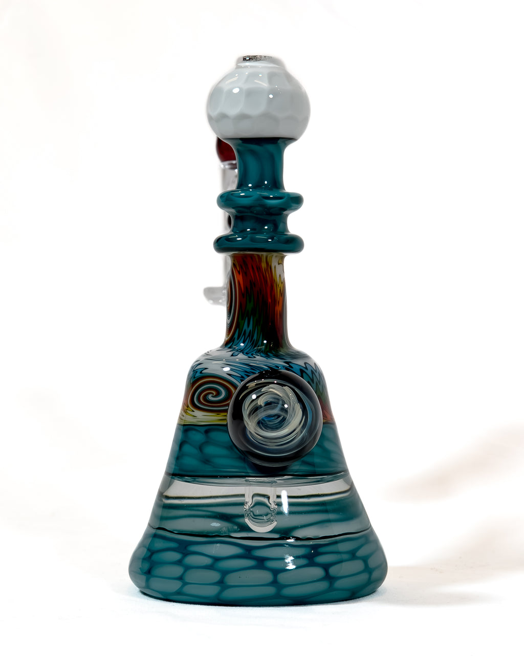 Aqua Mini Tube w/ Fire & Ice Line Work