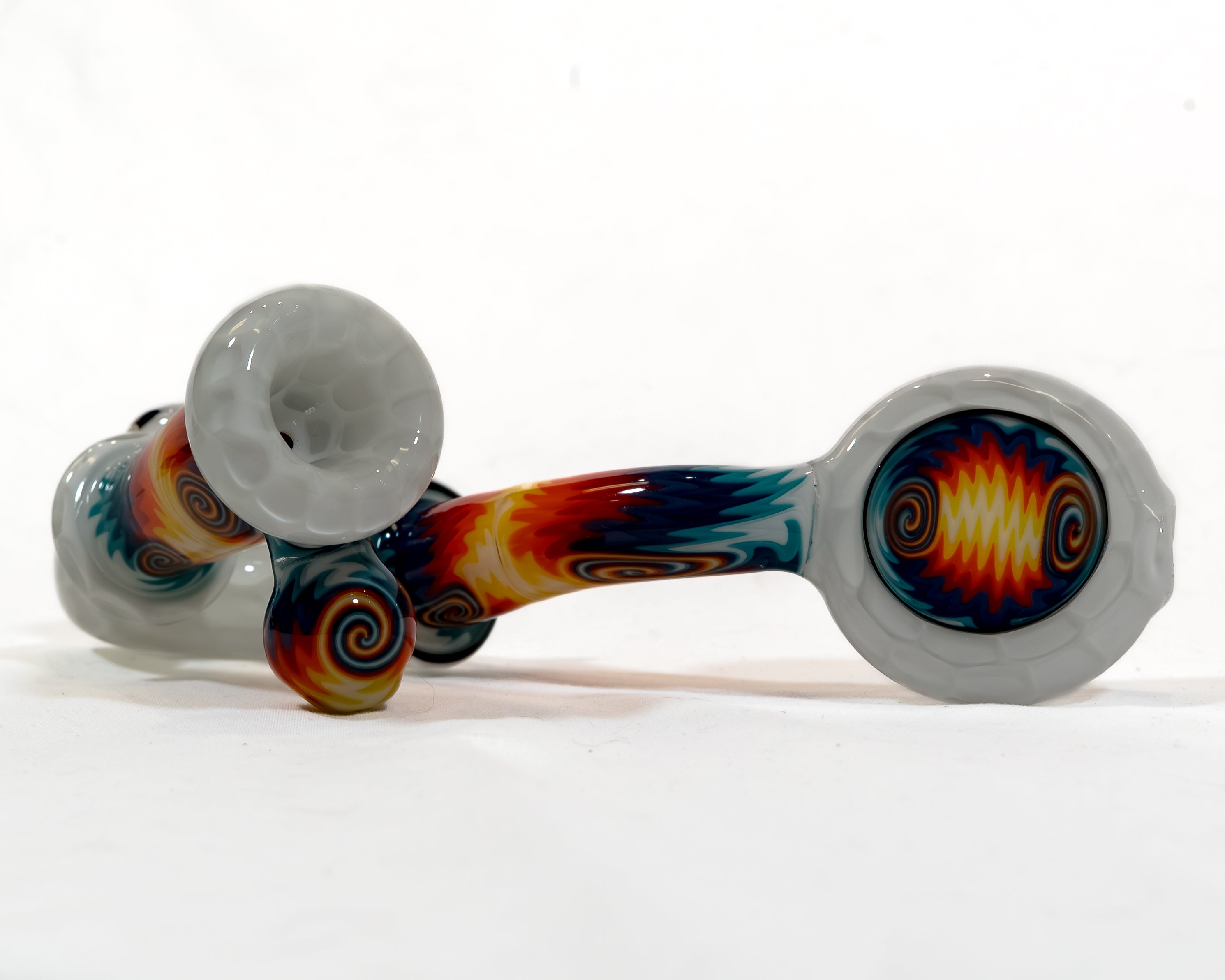 Star White Sherlock w/ Fire & Ice Line Work