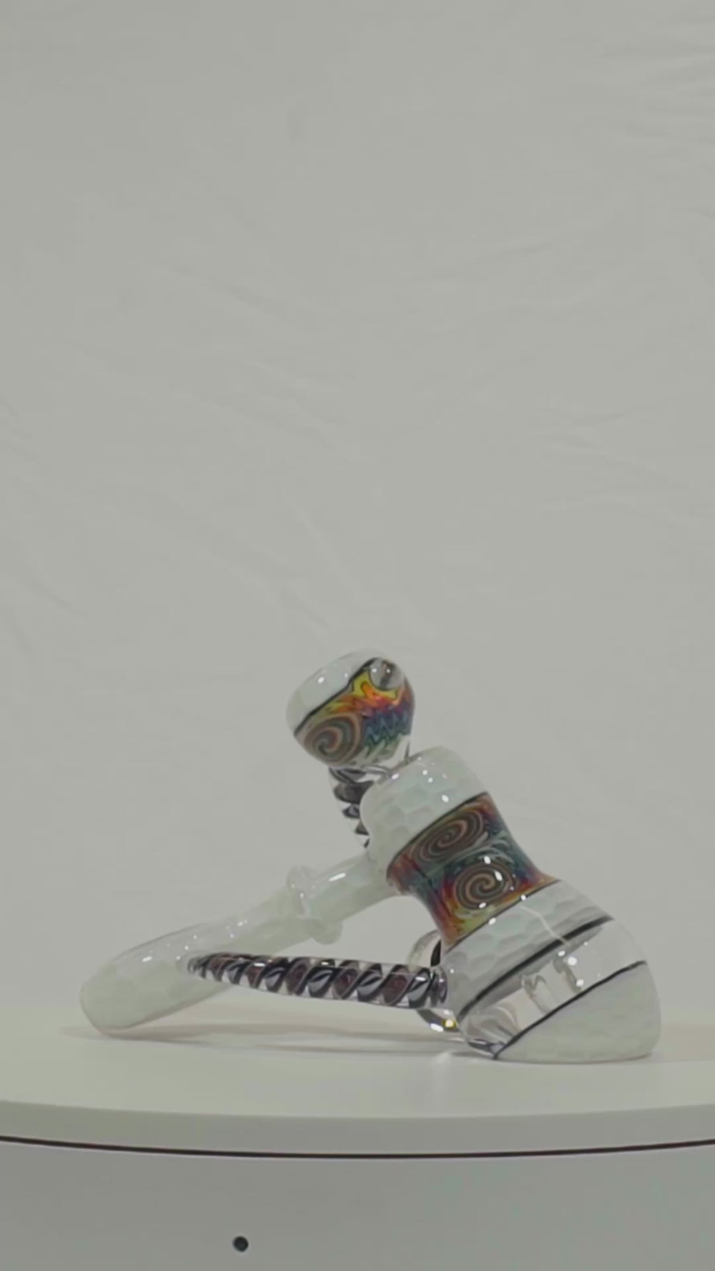 Star White Honeycomb Dewar Bubbler